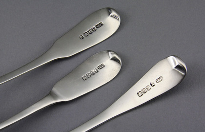 Scottish Provincial Silver Toddy Ladles (3) - Dundee - William Constable